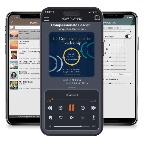 Download fo free audiobook Compassionate Leadership: How to Do Hard Things in a Human Way by Jacqueline Carter and Rasmus Hougaard and listen anywhere on your iOS devices in the ListenBook app.