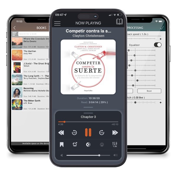 Descargar audiolibro gratis Competir contra la suerte (Competing Against Luck - Spanish Editi: The Story of Innovation and Customer Choice by Clayton Christensen y escuchar en cualquier lugar en sus dispositivos iOS en la aplicación ListenBook.