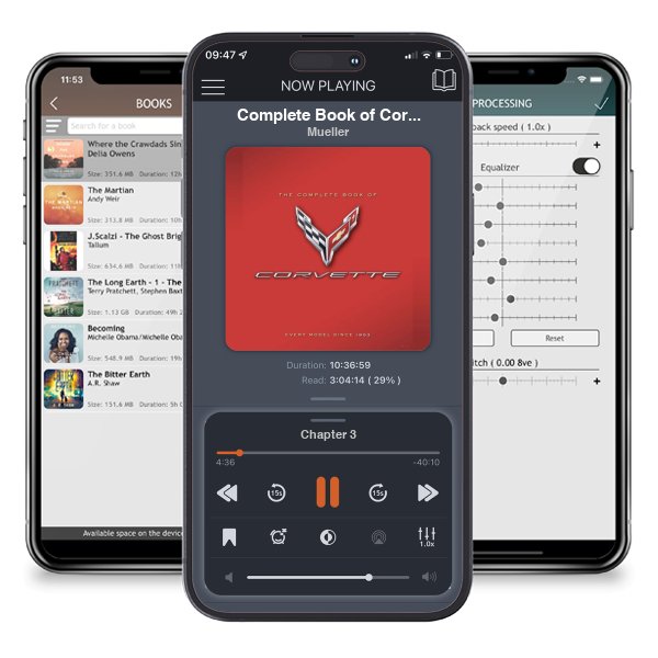 Download fo free audiobook Complete Book of Corvette by Mueller and listen anywhere on your iOS devices in the ListenBook app.