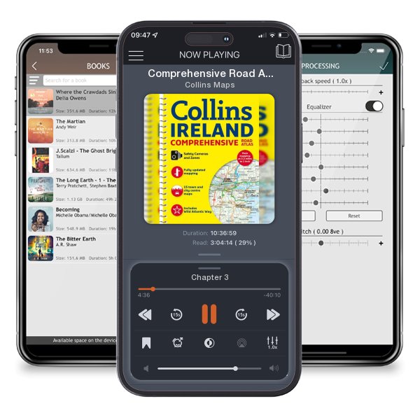 Download fo free audiobook Comprehensive Road Atlas Ireland by Collins Maps and listen anywhere on your iOS devices in the ListenBook app.