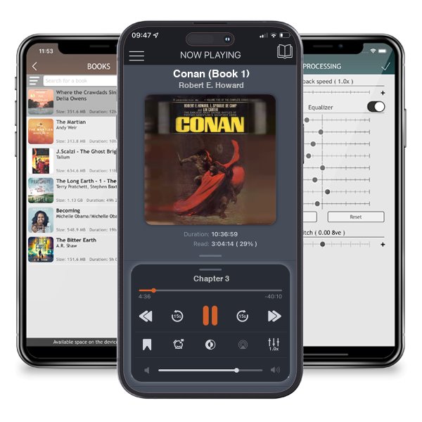 Download fo free audiobook Conan (Book 1) by Robert E. Howard and listen anywhere on your iOS devices in the ListenBook app.