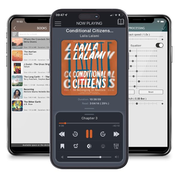 Download fo free audiobook Conditional Citizens: On Belonging in America by Laila Lalami and listen anywhere on your iOS devices in the ListenBook app.