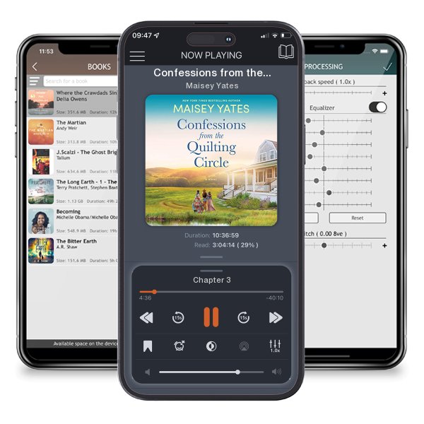 Download fo free audiobook Confessions from the Quilting Circle by Maisey Yates and listen anywhere on your iOS devices in the ListenBook app.
