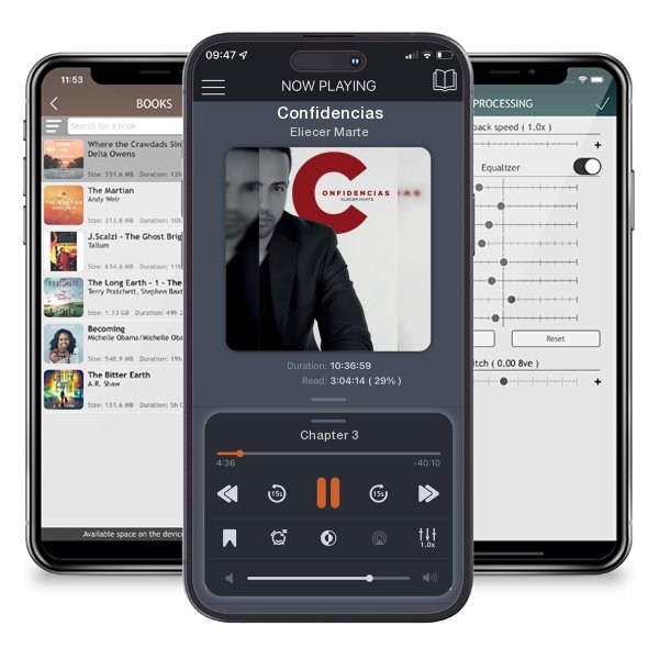 Download fo free audiobook Confidencias by Eliecer Marte and listen anywhere on your iOS devices in the ListenBook app.