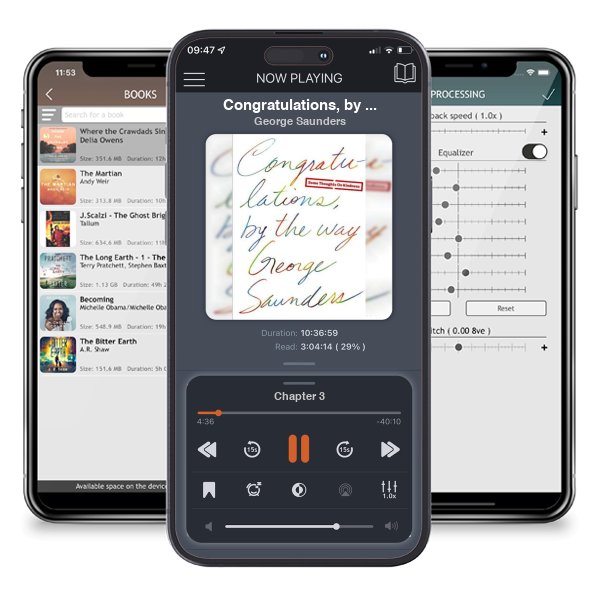 Download fo free audiobook Congratulations, by the Way: Some Thoughts on Kindness by George Saunders and listen anywhere on your iOS devices in the ListenBook app.