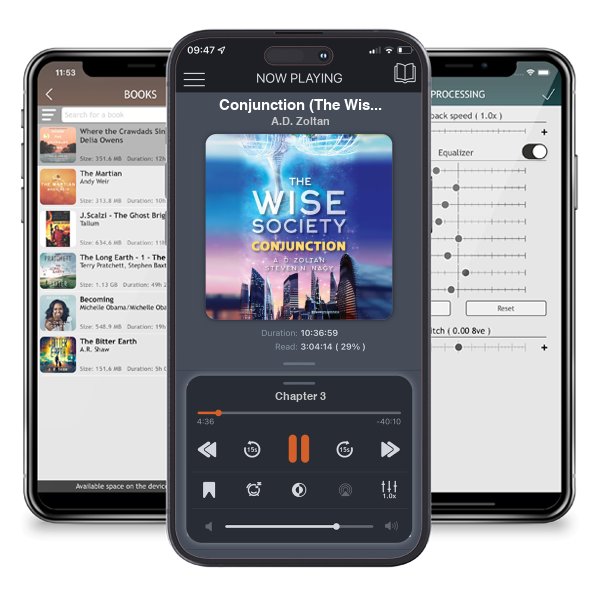 Download fo free audiobook Conjunction (The Wise Society, #1) by A.D. Zoltan and listen anywhere on your iOS devices in the ListenBook app.