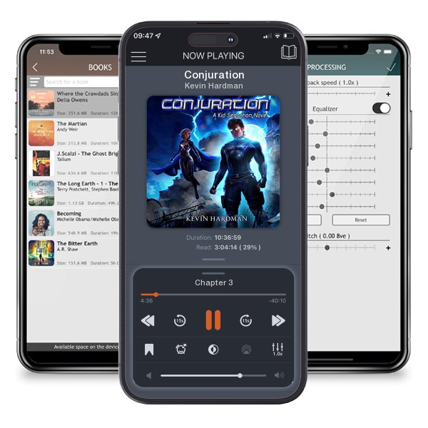 Download fo free audiobook Conjuration by Kevin Hardman and listen anywhere on your iOS devices in the ListenBook app.