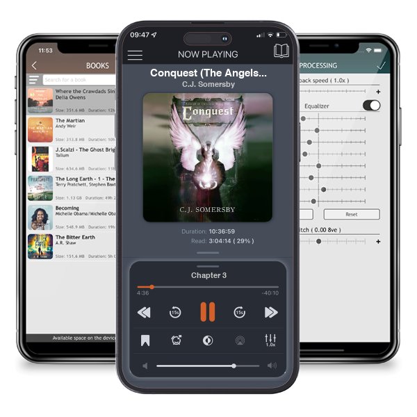 Download fo free audiobook Conquest (The Angels of Chicago: Book 1) by C.J. Somersby and listen anywhere on your iOS devices in the ListenBook app.