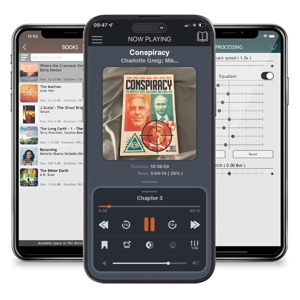 Download fo free audiobook Conspiracy by Charlotte Greig; Mike Rothschild and listen anywhere on your iOS devices in the ListenBook app.