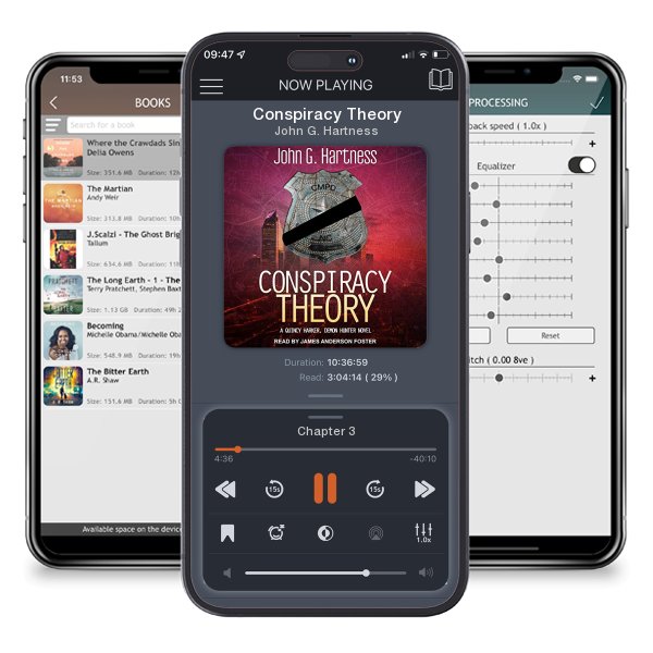 Download fo free audiobook Conspiracy Theory by John G. Hartness and listen anywhere on your iOS devices in the ListenBook app.