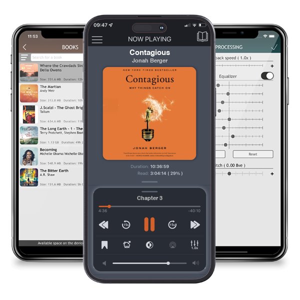 Download fo free audiobook Contagious by Jonah Berger and listen anywhere on your iOS devices in the ListenBook app.