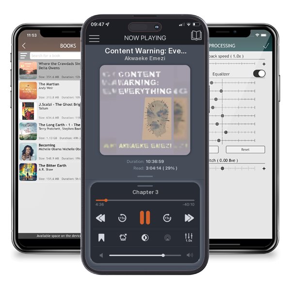 Download fo free audiobook Content Warning: Everything by Akwaeke Emezi and listen anywhere on your iOS devices in the ListenBook app.