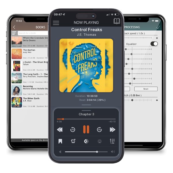 Download fo free audiobook Control Freaks by J.E. Thomas and listen anywhere on your iOS devices in the ListenBook app.