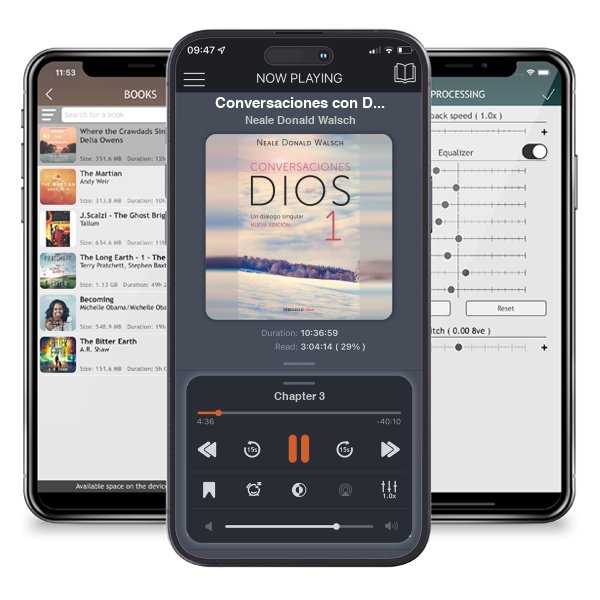 Descargar audiolibro gratis Conversaciones con Dios: Un diálogo singular / Conversations with God by Neale Donald Walsch y escuchar en cualquier lugar en sus dispositivos iOS en la aplicación ListenBook.