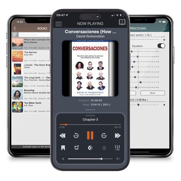 Descargar audiolibro gratis Conversaciones (How to Lead, Spanish Edition): Descubre como piensan las personas más influyentes del mundo by David Rubenstein y escuchar en cualquier lugar en sus dispositivos iOS en la aplicación ListenBook.