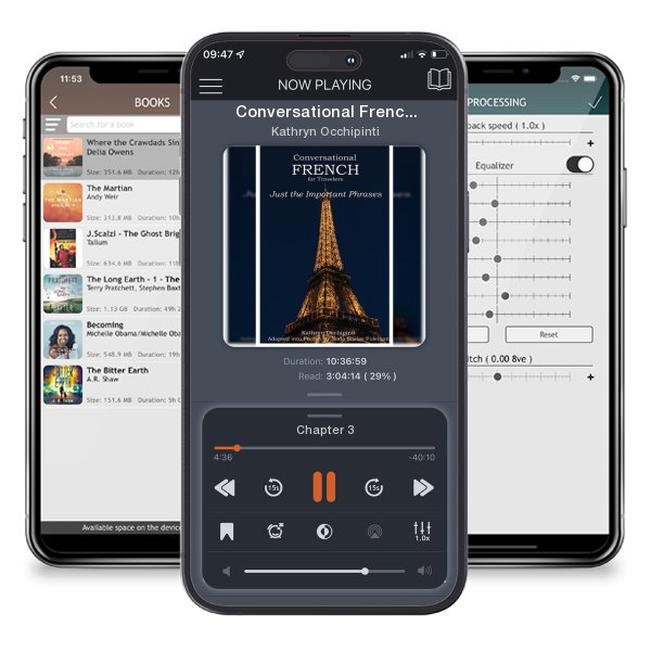 Download fo free audiobook Conversational French for Travelers: Just the Important Phrases by Kathryn Occhipinti and listen anywhere on your iOS devices in the ListenBook app.