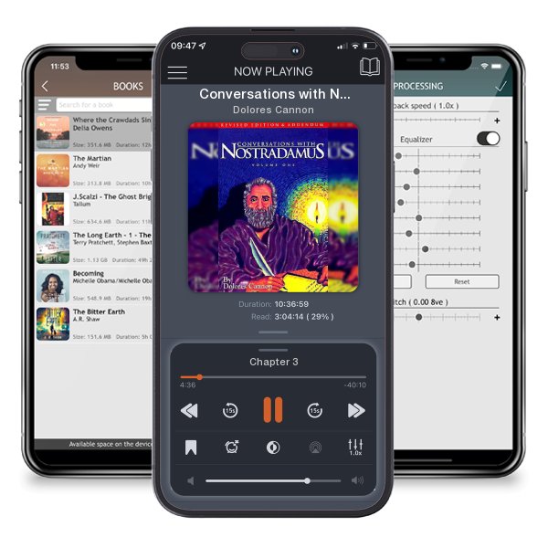 Download fo free audiobook Conversations with Nostradamus (Revised) by Dolores Cannon and listen anywhere on your iOS devices in the ListenBook app.
