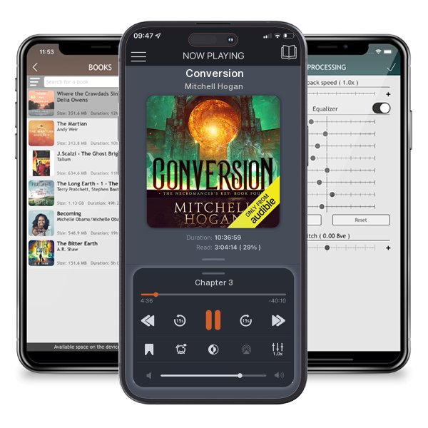 Download fo free audiobook Conversion by Mitchell Hogan and listen anywhere on your iOS devices in the ListenBook app.