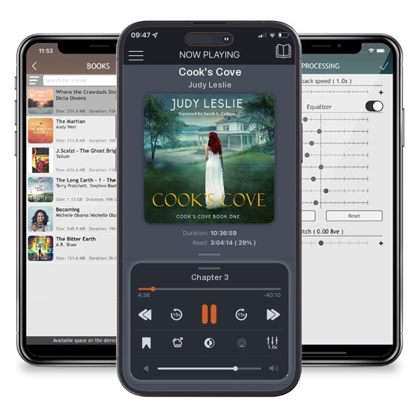 Download fo free audiobook Cook's Cove by Judy Leslie and listen anywhere on your iOS devices in the ListenBook app.