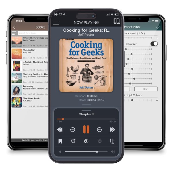 Download fo free audiobook Cooking for Geeks: Real Science, Great Cooks, and Good Food by Jeff Potter and listen anywhere on your iOS devices in the ListenBook app.