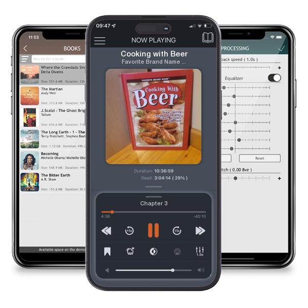 Download fo free audiobook Cooking with Beer by Favorite Brand Name Recipes Editors and listen anywhere on your iOS devices in the ListenBook app.