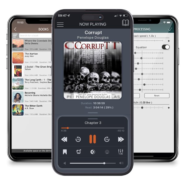 Download fo free audiobook Corrupt by Penelope Douglas and listen anywhere on your iOS devices in the ListenBook app.