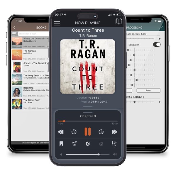 Download fo free audiobook Count to Three by T.R. Ragan and listen anywhere on your iOS devices in the ListenBook app.