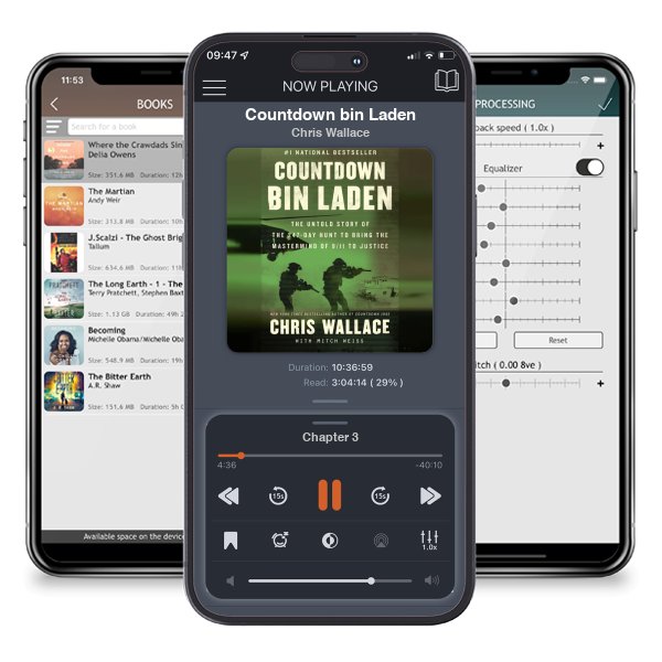 Download fo free audiobook Countdown bin Laden by Chris Wallace and listen anywhere on your iOS devices in the ListenBook app.