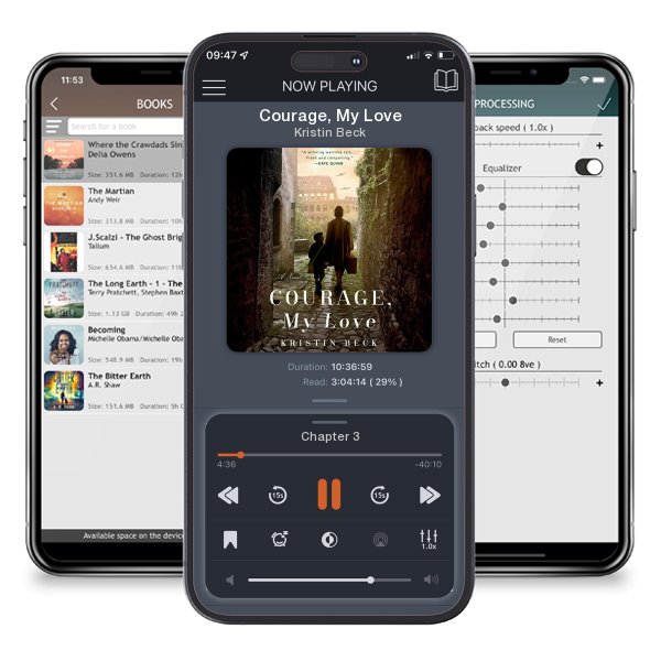 Download fo free audiobook Courage, My Love by Kristin Beck and listen anywhere on your iOS devices in the ListenBook app.