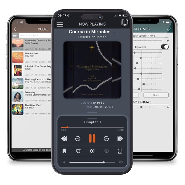 Download fo free audiobook Course in Miracles: Includes Text, Workbook for Students, Manual for Teachers) (H) by Helen Schucman and listen anywhere on your iOS devices in the ListenBook app.
