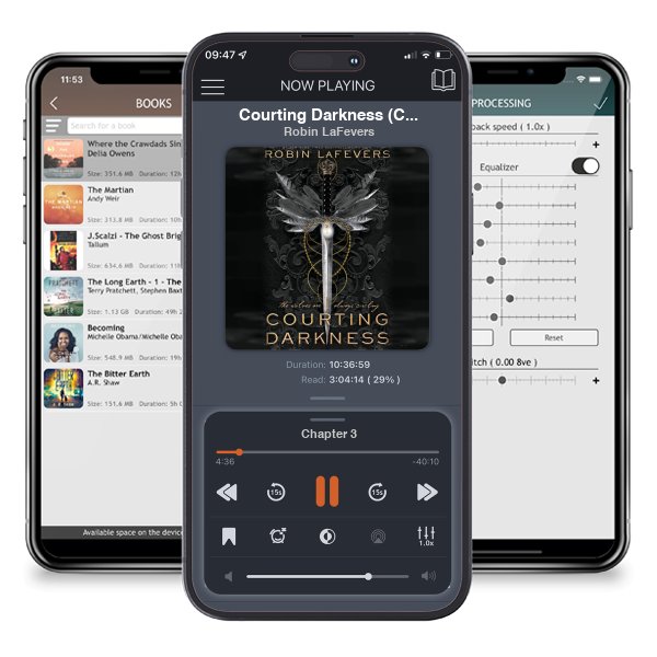 Download fo free audiobook Courting Darkness (Courting Darkness Duology, #1) by Robin LaFevers and listen anywhere on your iOS devices in the ListenBook app.