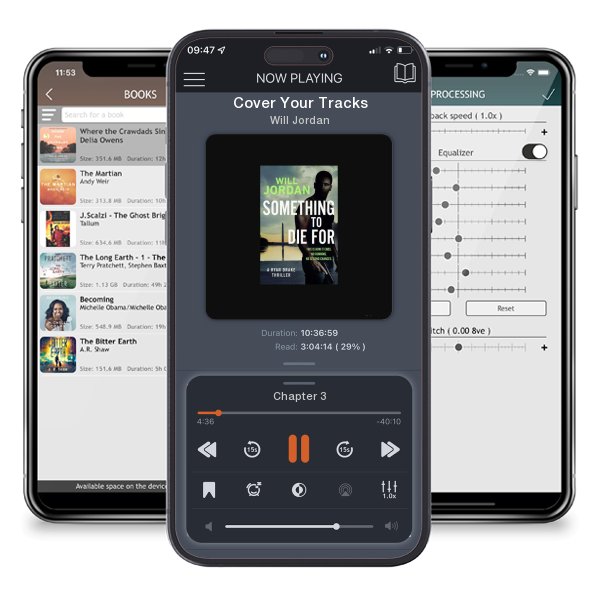 Download fo free audiobook Cover Your Tracks by Will Jordan and listen anywhere on your iOS devices in the ListenBook app.