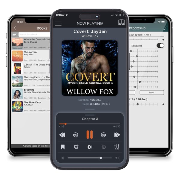Download fo free audiobook Covert: Jayden by Willow Fox and listen anywhere on your iOS devices in the ListenBook app.
