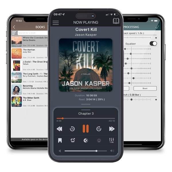 Download fo free audiobook Covert Kill by Jason Kasper and listen anywhere on your iOS devices in the ListenBook app.