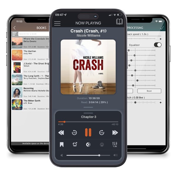 Download fo free audiobook Crash (Crash, #1) by Nicole Williams and listen anywhere on your iOS devices in the ListenBook app.