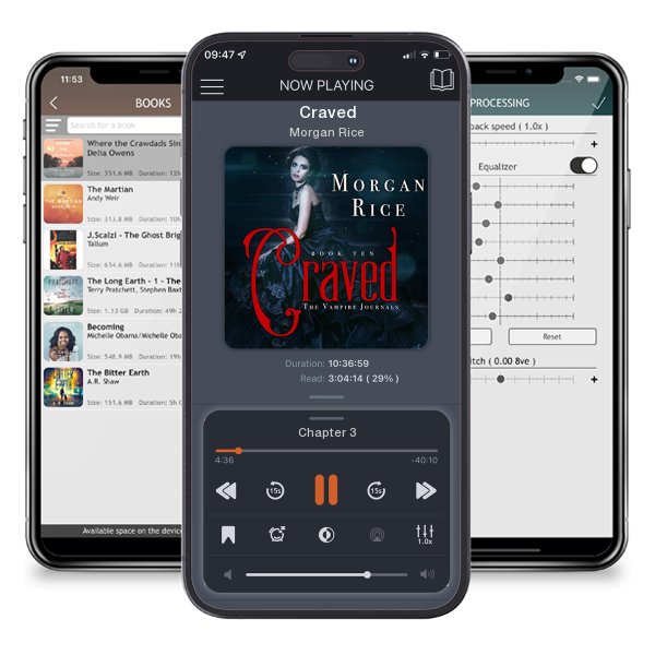 Download fo free audiobook Craved by Morgan Rice and listen anywhere on your iOS devices in the ListenBook app.