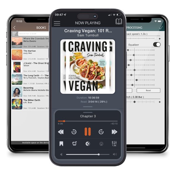 Download fo free audiobook Craving Vegan: 101 Recipes to Satisfy Your Appetite the... by Sam Turnbull and listen anywhere on your iOS devices in the ListenBook app.