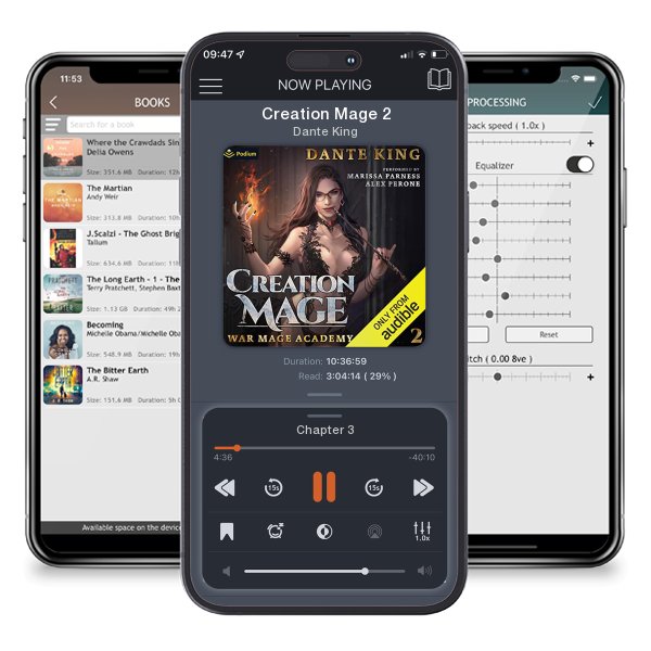 Download fo free audiobook Creation Mage 2 by Dante King and listen anywhere on your iOS devices in the ListenBook app.