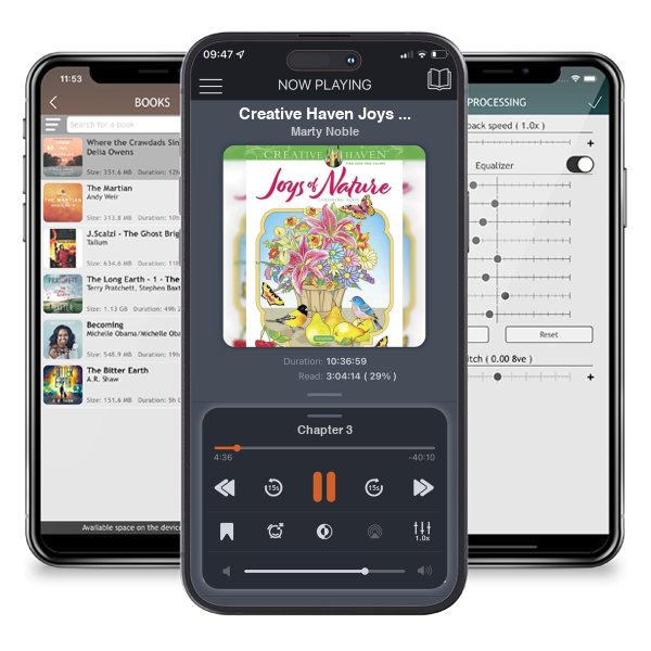 Download fo free audiobook Creative Haven Joys of Nature Coloring Book by Marty Noble and listen anywhere on your iOS devices in the ListenBook app.