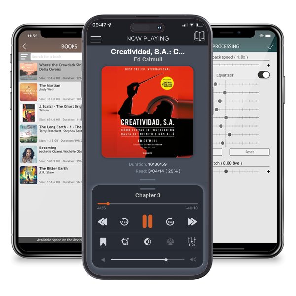 Descargar audiolibro gratis Creatividad, S.A.: Cómo llevar la inspiración hasta el infinito y más allá by Ed Catmull y escuchar en cualquier lugar en sus dispositivos iOS en la aplicación ListenBook.