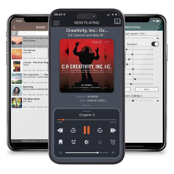 Download fo free audiobook Creativity, Inc.: Overcoming the Unseen Forces That Stand in... by Ed Catmull and Amy Wallace and listen anywhere on your iOS devices in the ListenBook app.