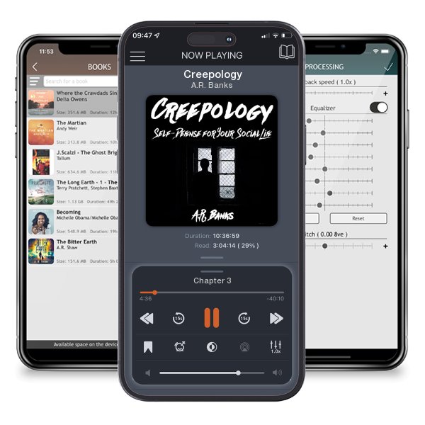 Download fo free audiobook Creepology by A.R. Banks and listen anywhere on your iOS devices in the ListenBook app.