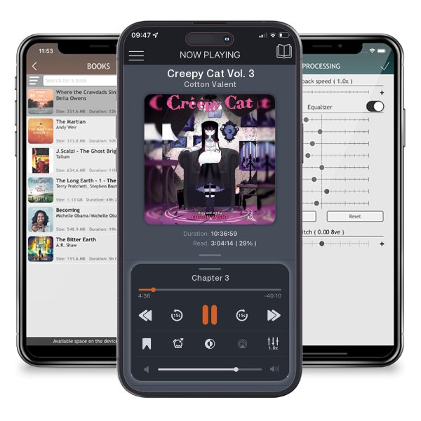 Download fo free audiobook Creepy Cat Vol. 3 by Cotton Valent and listen anywhere on your iOS devices in the ListenBook app.