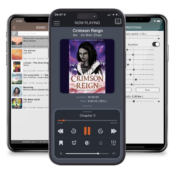 Download fo free audiobook Crimson Reign by Amélie Wen Zhao and listen anywhere on your iOS devices in the ListenBook app.