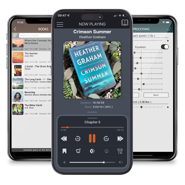 Download fo free audiobook Crimson Summer by Heather Graham and listen anywhere on your iOS devices in the ListenBook app.