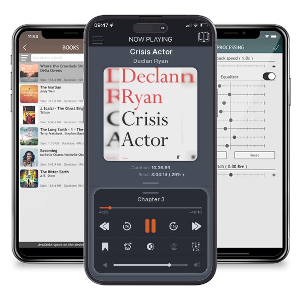 Download fo free audiobook Crisis Actor by Declan Ryan and listen anywhere on your iOS devices in the ListenBook app.