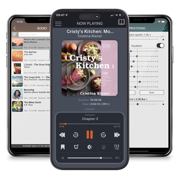 Download fo free audiobook Cristy's Kitchen: More Than 130 Scrumptious and Nourishing... by Cristina Kisner and listen anywhere on your iOS devices in the ListenBook app.