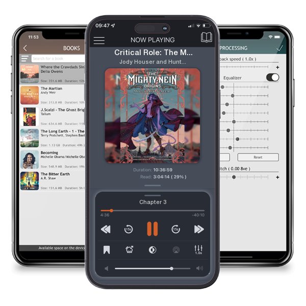 Download fo free audiobook Critical Role: The Mighty Nein Origins--Mollymauk Tealeaf by Jody Houser and Hunter Severn Bonyun and listen anywhere on your iOS devices in the ListenBook app.