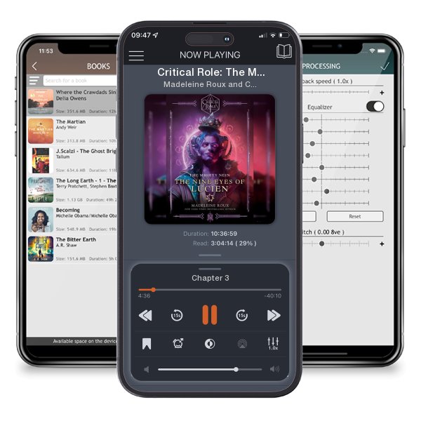 Download fo free audiobook Critical Role: The Mighty Nein--The Nine Eyes of Lucien by Madeleine Roux and Critical Role and listen anywhere on your iOS devices in the ListenBook app.