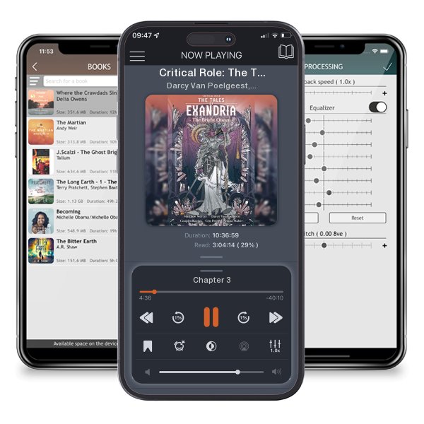 Download fo free audiobook Critical Role: The Tales of Exandria--The Bright Queen by Darcy Van Poelgeest, Coupleofkooks, et al. and listen anywhere on your iOS devices in the ListenBook app.